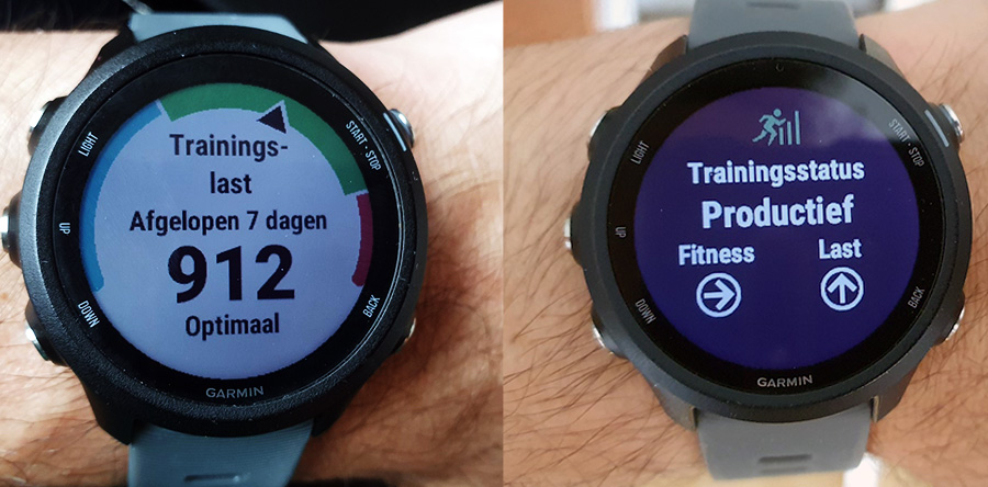 Garmin Forerunner 245 trainingen