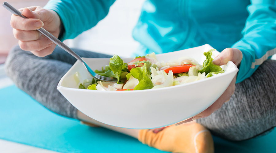 Wanneer eten na workout