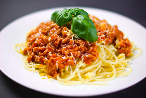 Koolhydraten spaghetti
