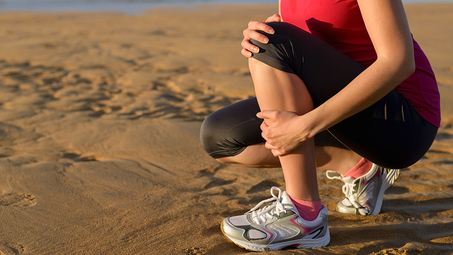 Shin splints hardloper