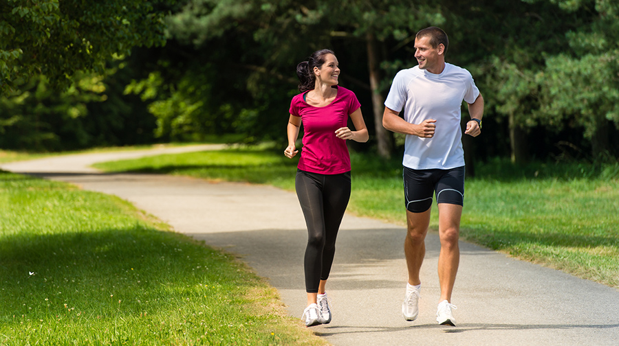 Praten tijdens hardlopen