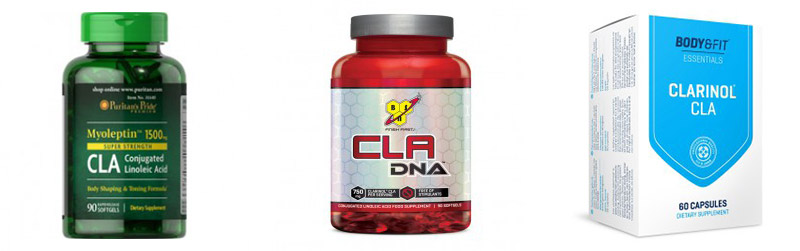 Verschillende CLA supplementen