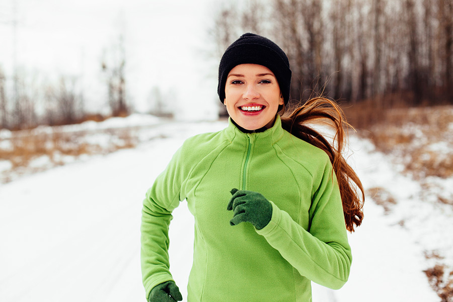 Hardlopen in de winter is goed voor het immuunsysteem