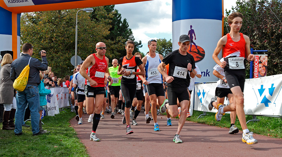 10km hardlopen start