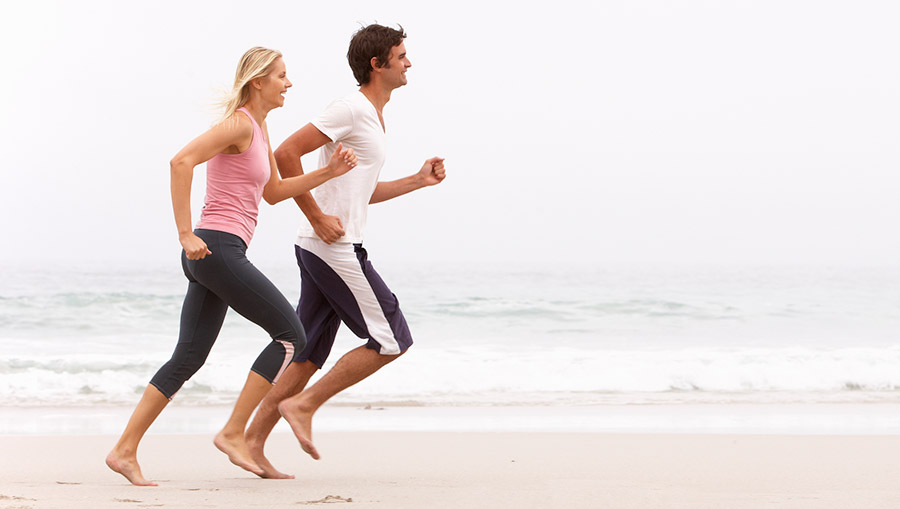 Barefoot running strand