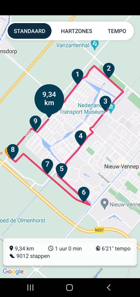 Fitbit Sense 2 hardlopen route