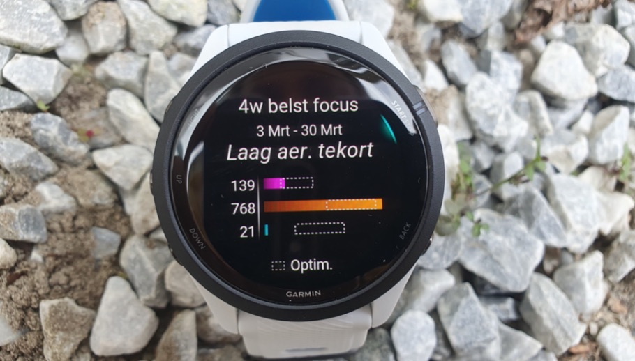 Forerunner 265 4w belst focus