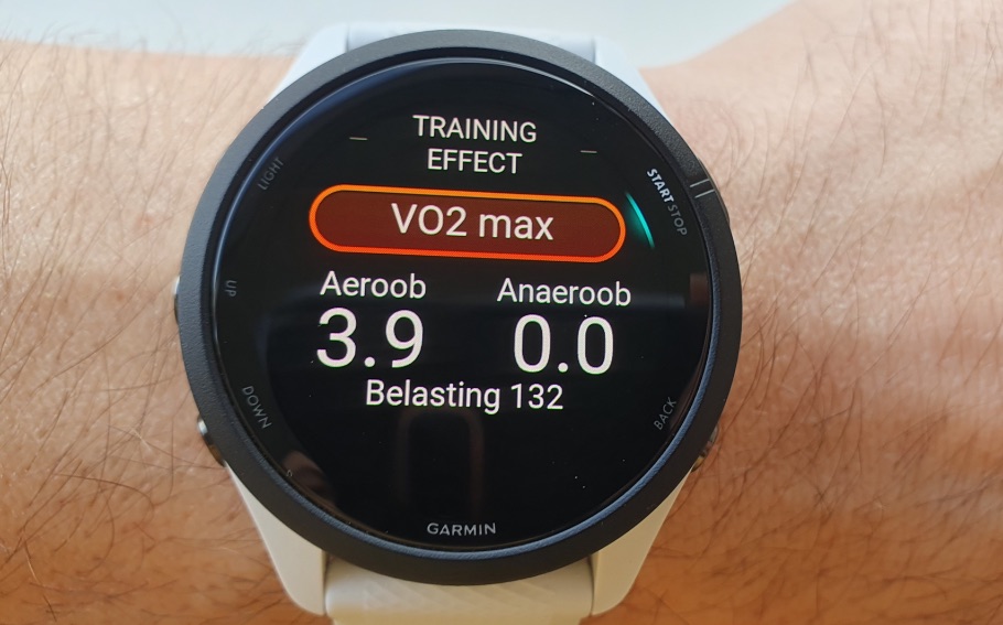 Forerunner 265 Training Effect