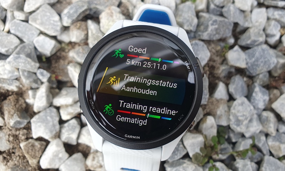 Forerunner 265 Training Status