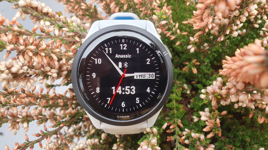 Forerunner 265 watchface analoog