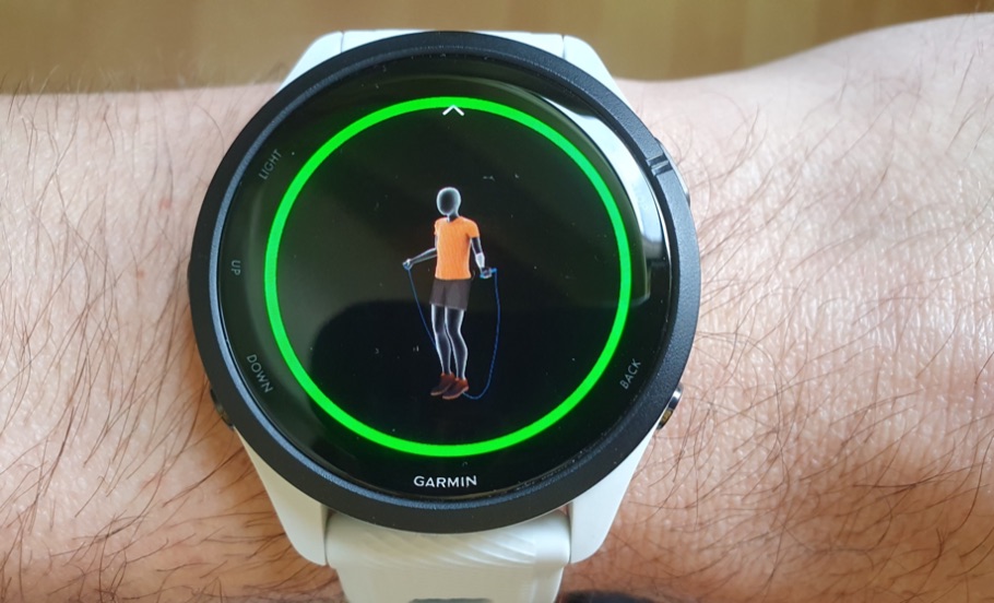 Forerunner 265 workoutanimatie