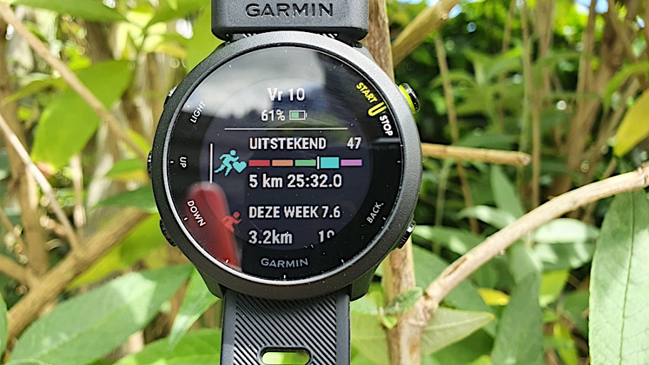 Forerunner 55 Vo2max-overzicht widgetV2
