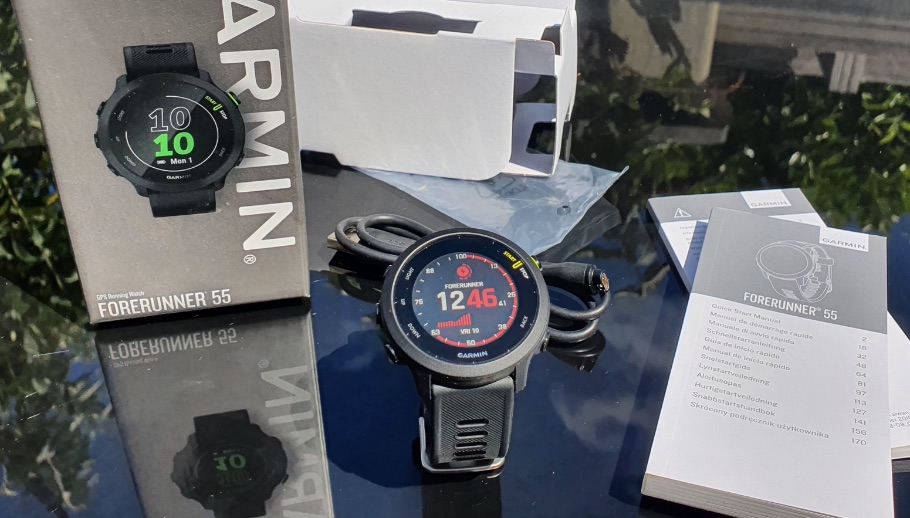 Forerunner 55 unboxing