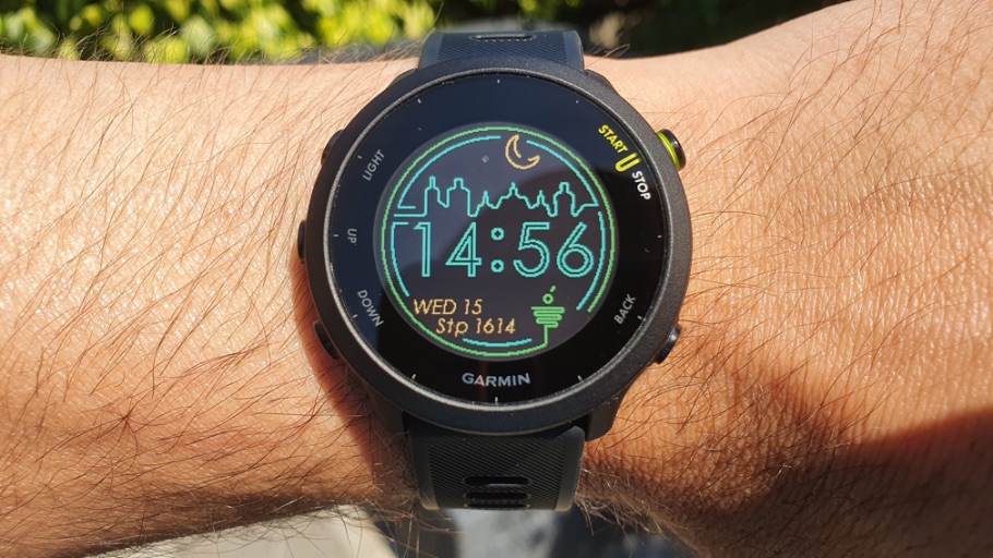 Forerunner 55 watchface nacht