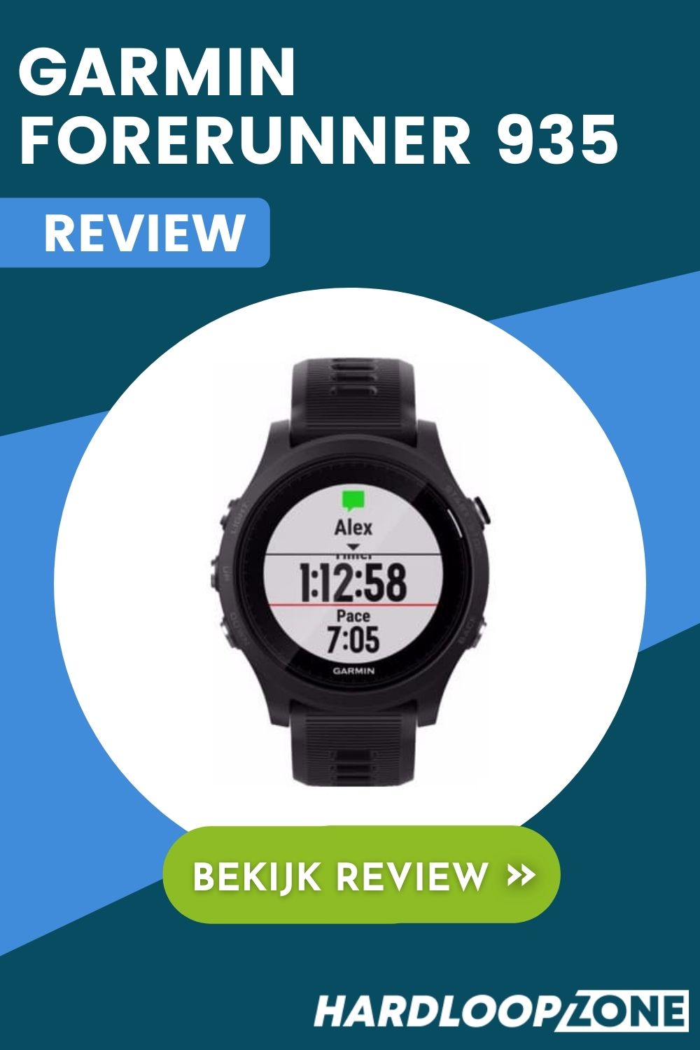 Garmin Forerunner 935 review Sporthorloge Hardloopzone PIN