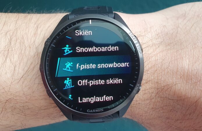 Garmin Forerunner 965 profielen skiën