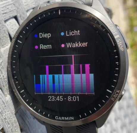 Garmin Forerunner 965 slaapgrafiek