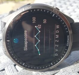 Garmin Forerunner 965 slaapscore week