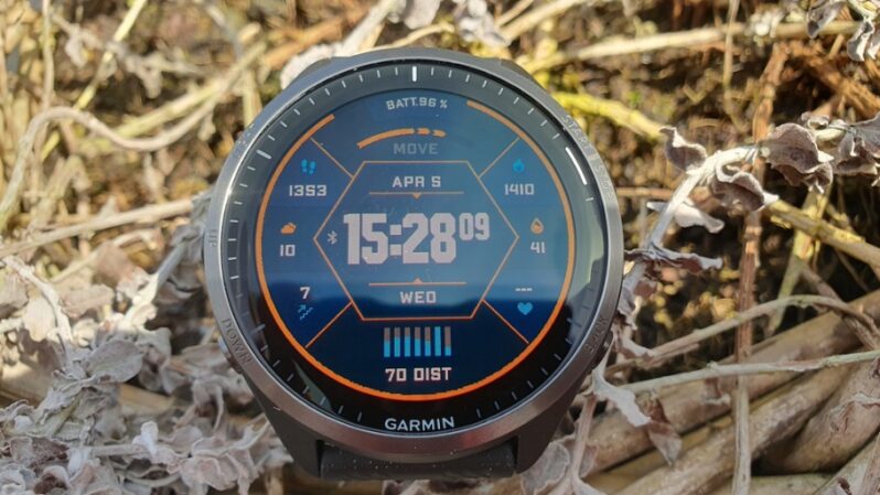 Garmin Forerunner 965 watchface hexa