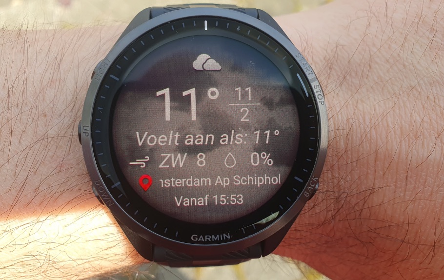 Garmin Forerunner 965 weer