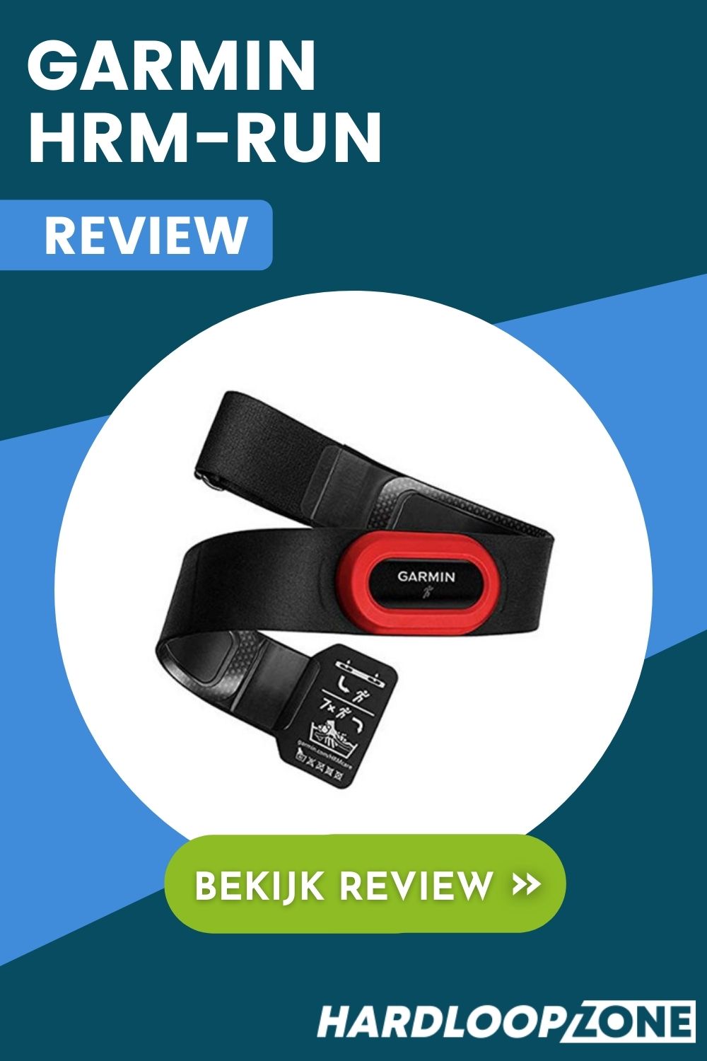 Garmin HRM-Run Review Hartslagband Hardloopzone