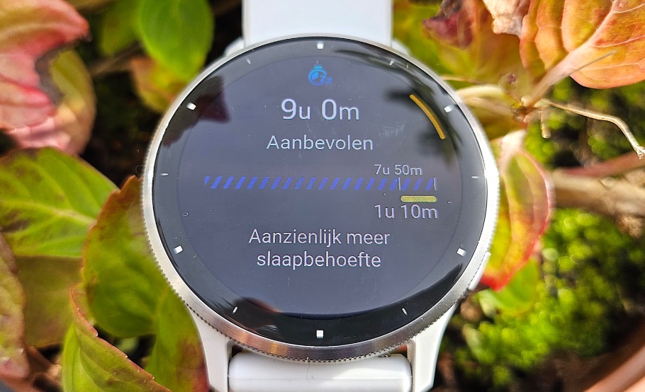 Garmin Venu 3 slaapcoach slaapbehoefte