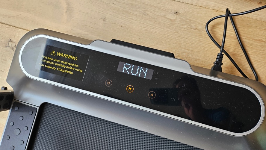 KingSmith WalkingPad R2 display run