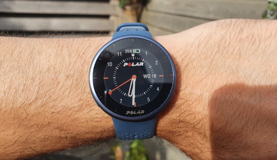 Pacer Pro watchface analoog
