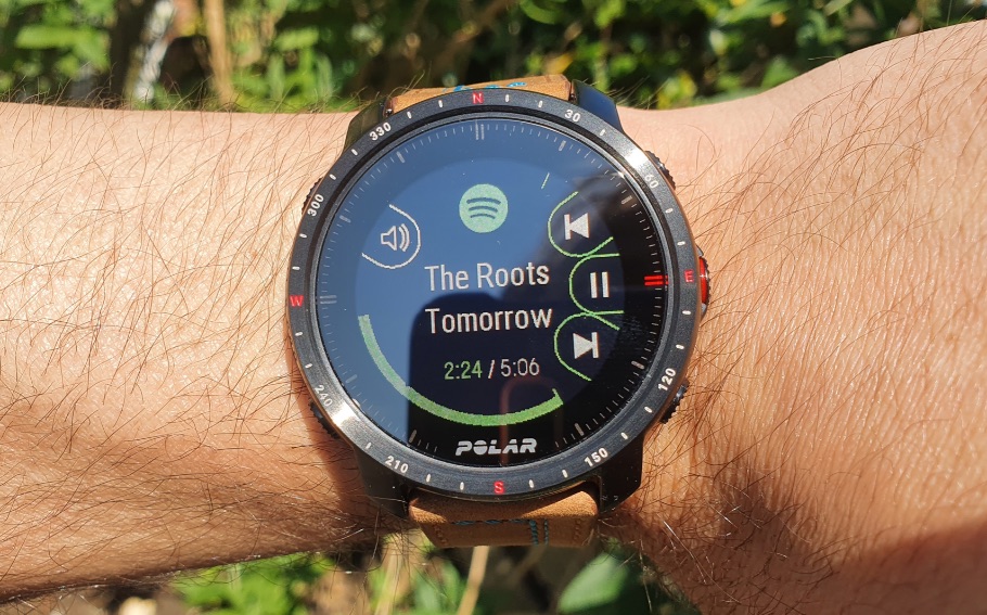 Polar Grit X Pro muziekplayer