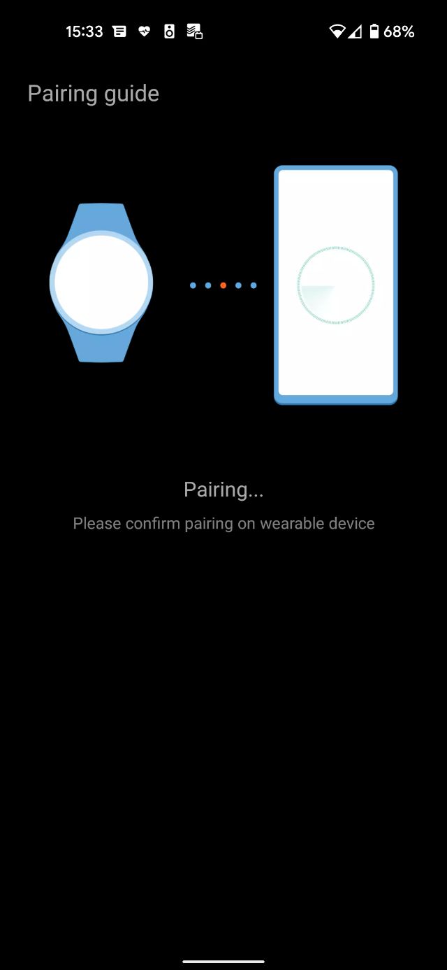 Huawei Watch Fit connectie