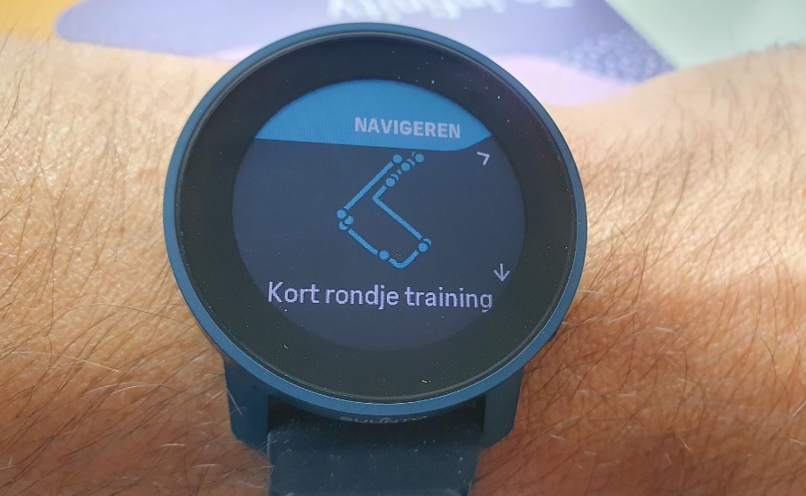 Suunto9PeakPro navigatiescherm route