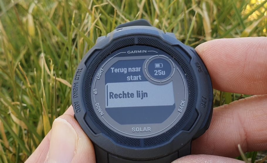 Terug naar start Instinct 2