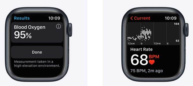 Apple Watch 7 hartslag