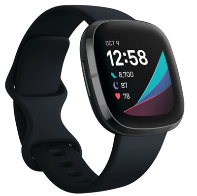 Fitbit Sense display & interface