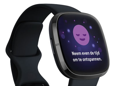 Fitbit Sense ontstressen