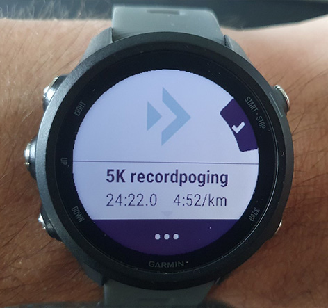 Garmin Forerunner 245 recordpoging
