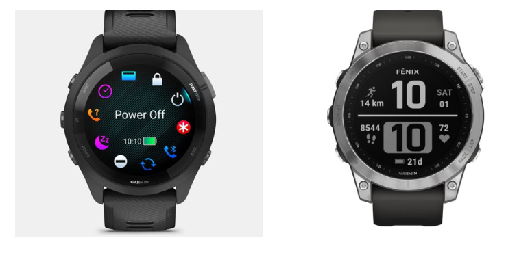 Garmin Forerunner 265 vs Fenix 7
