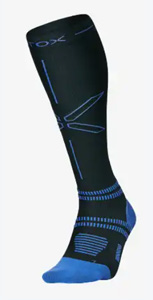 Hardloopsokken mannen zwartblauw