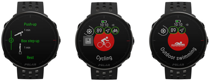 Polar Vantage M2 trainings programmas