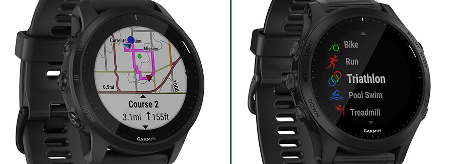 Horlogerand Garmin Forerunner 945 LTE versus 945