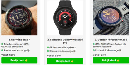 Smartwatch met navigatie